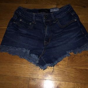 Aeropostale high waisted jean shorts sz 2